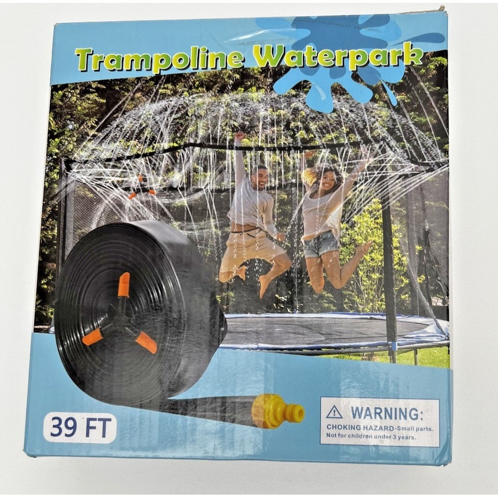 Trampoline Sprinkler Outdoor Water summer fun Children's NEW